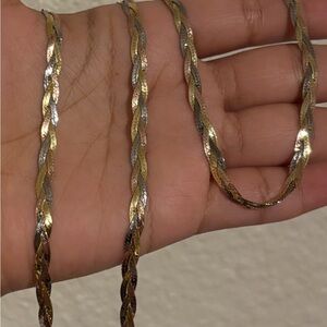 Italian Sterling Silver 925 Twist Chain Necklace and Bracelet ✨ | Modern Design